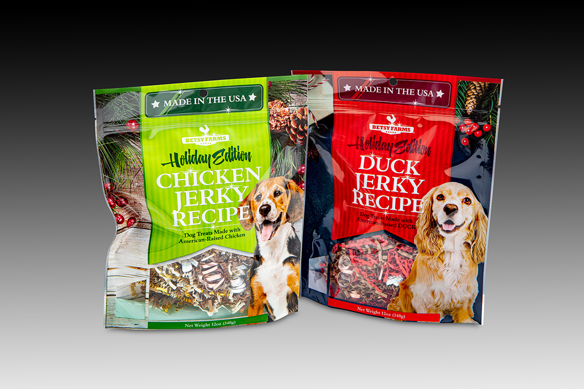 Betsy Farms Holiday Edition Chicken Duck Jerky